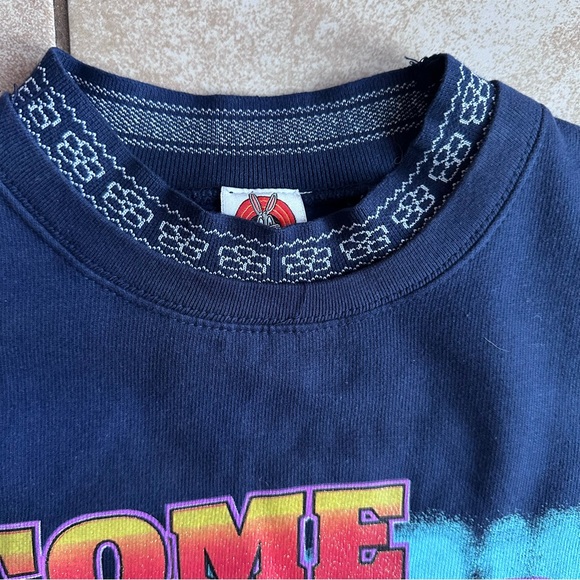 Vintage Warner Bros. Navy Blue Sylvester and Tweety crewneck sweatshirt - Picture 4 of 6